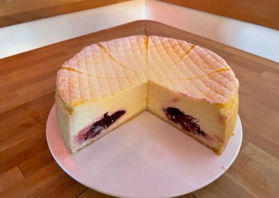 Käse-Kirsch-Kuchen